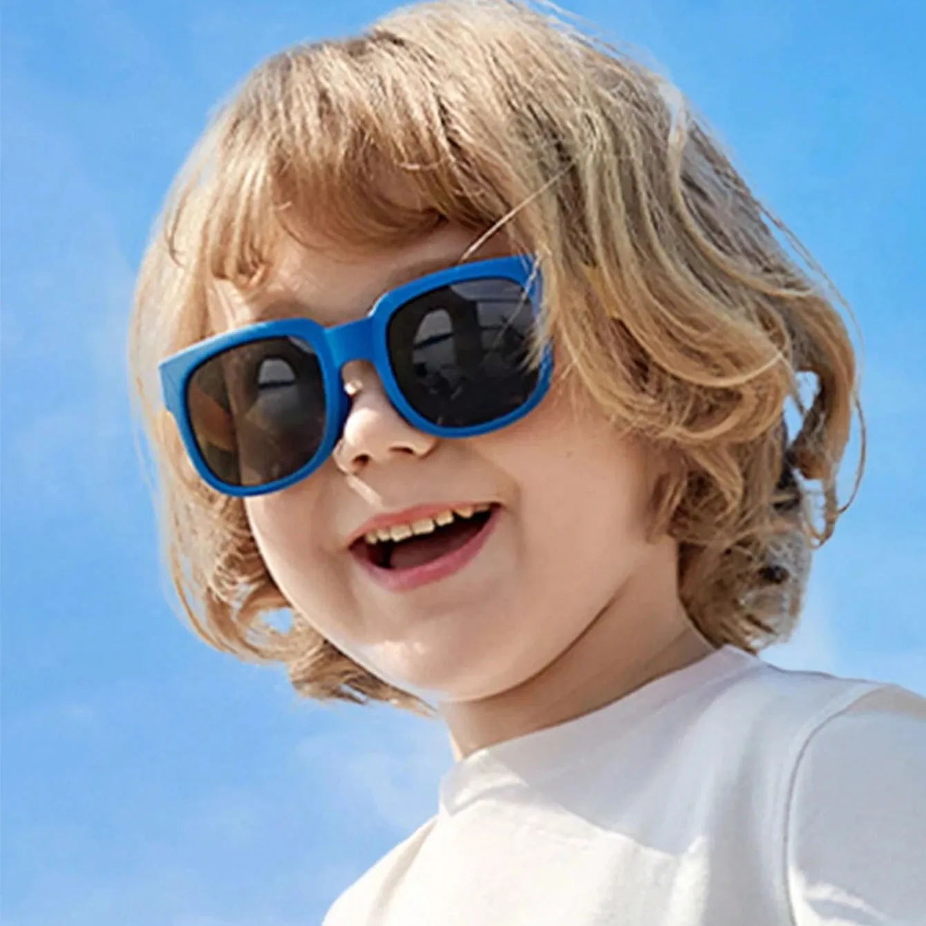 Foldable Sunglasses for Kids 1pc (Random Colour)