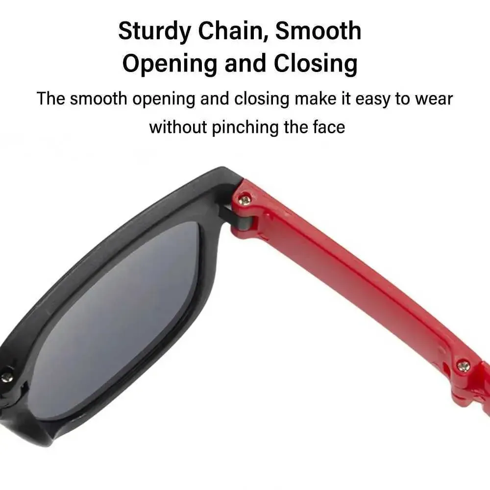 Foldable Sunglasses for Kids 1pc (Random Colour)