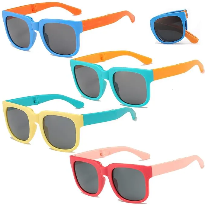 Foldable Sunglasses for Kids 1pc (Random Colour)