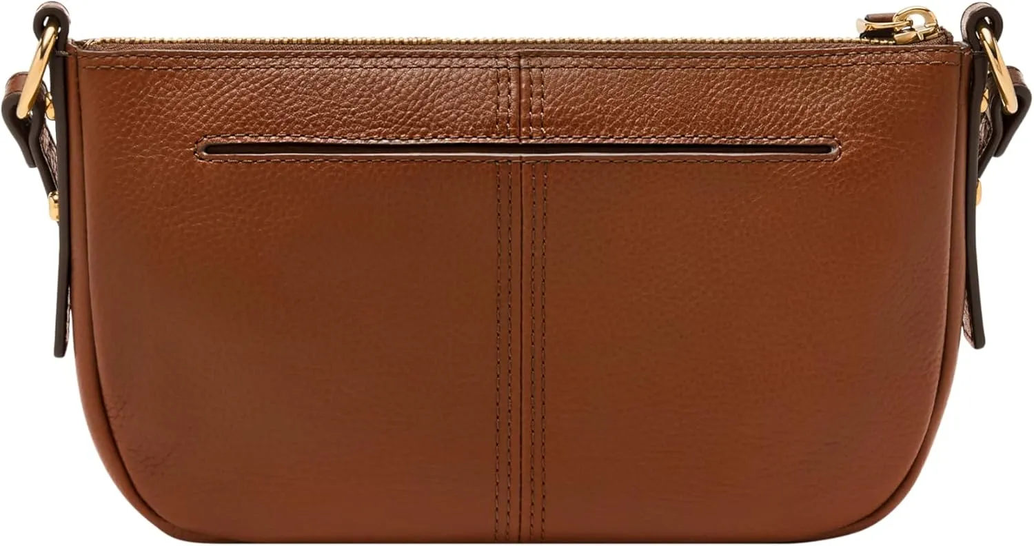 Fossil Women's Jolie Leather Small Shoulder Bag Purse Handbag for Women
