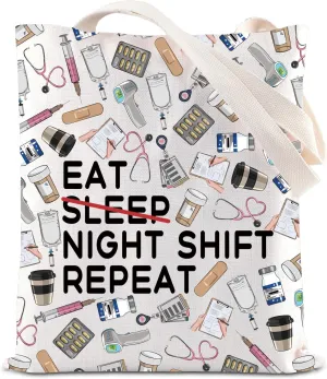 FOTAP Nurse Gift Night Shift Nurse Tote Bag Nurse Appreciation Gift Emergency Room Nurse Handbag Graduation Gift