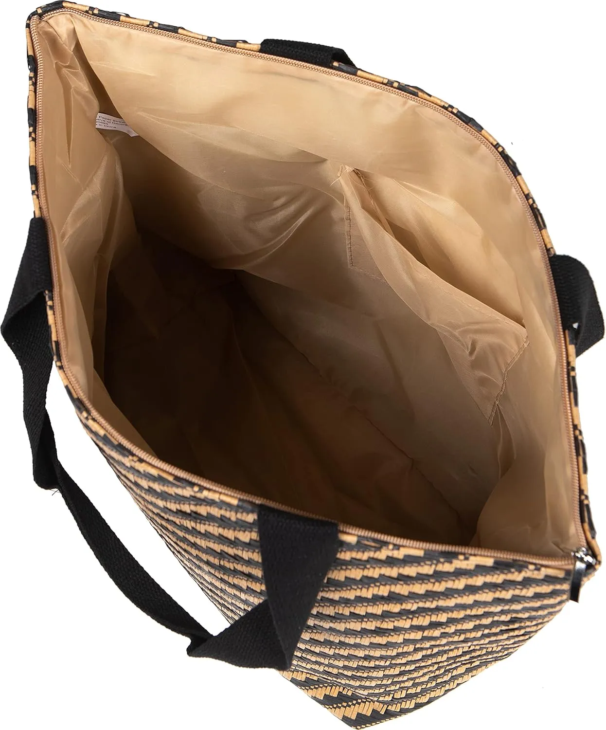 Funky Junque Stylish Straw Beach Tote Bag for Women - Summer Travel Shoulder Bag - Beach Quotes, Cattle Bags, Smiley Faces
