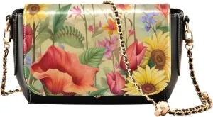 GAIGEO Colorful Geometrical Ornament with Stylized Women's Crossbody Bags, Crossbody Purses for Women Leather