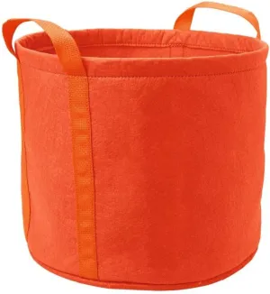 Gardener's Supply Company Best Heavy Duty Grow Bag, Durable & Reusable Outdoor Fabric Pots with Handles for Plants, Flowers and Vegetables, 12.5" Diameter x 11" High Holds 20 Quarts of Soil - Orange