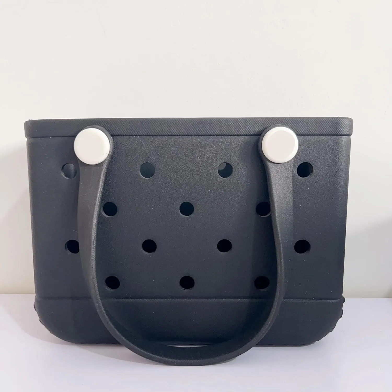 GBB Rubber Tote Bag Small Beach Bag Waterproof Outdoor Tote Bag Washable Tote Portable Travel Bag Open Handbag for Daily