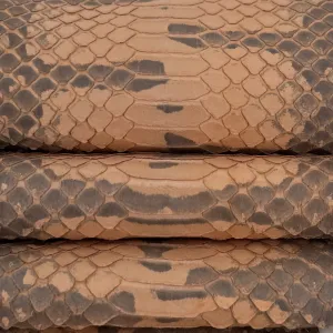 Genuine Elaphe Snakeskin | Canyon Mist