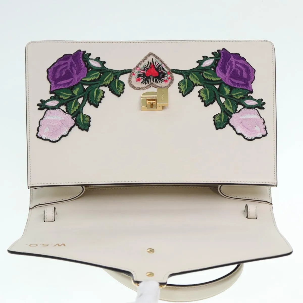 GG Marmont Floral Embroidery Handbag