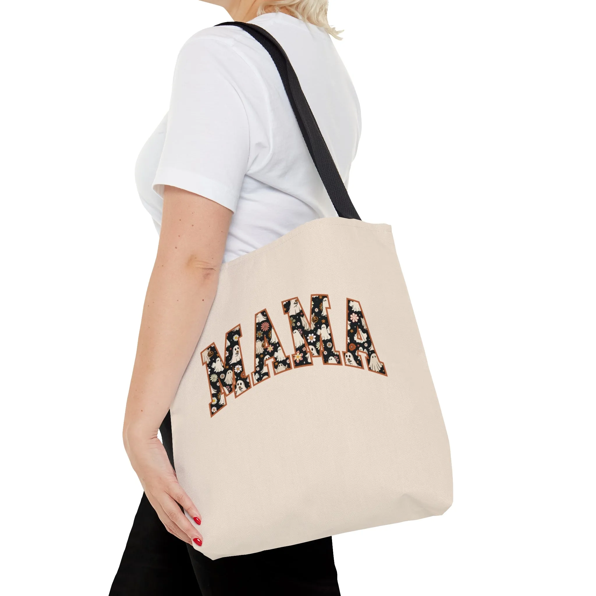 Ghostly Blossom Mama Tote Bag