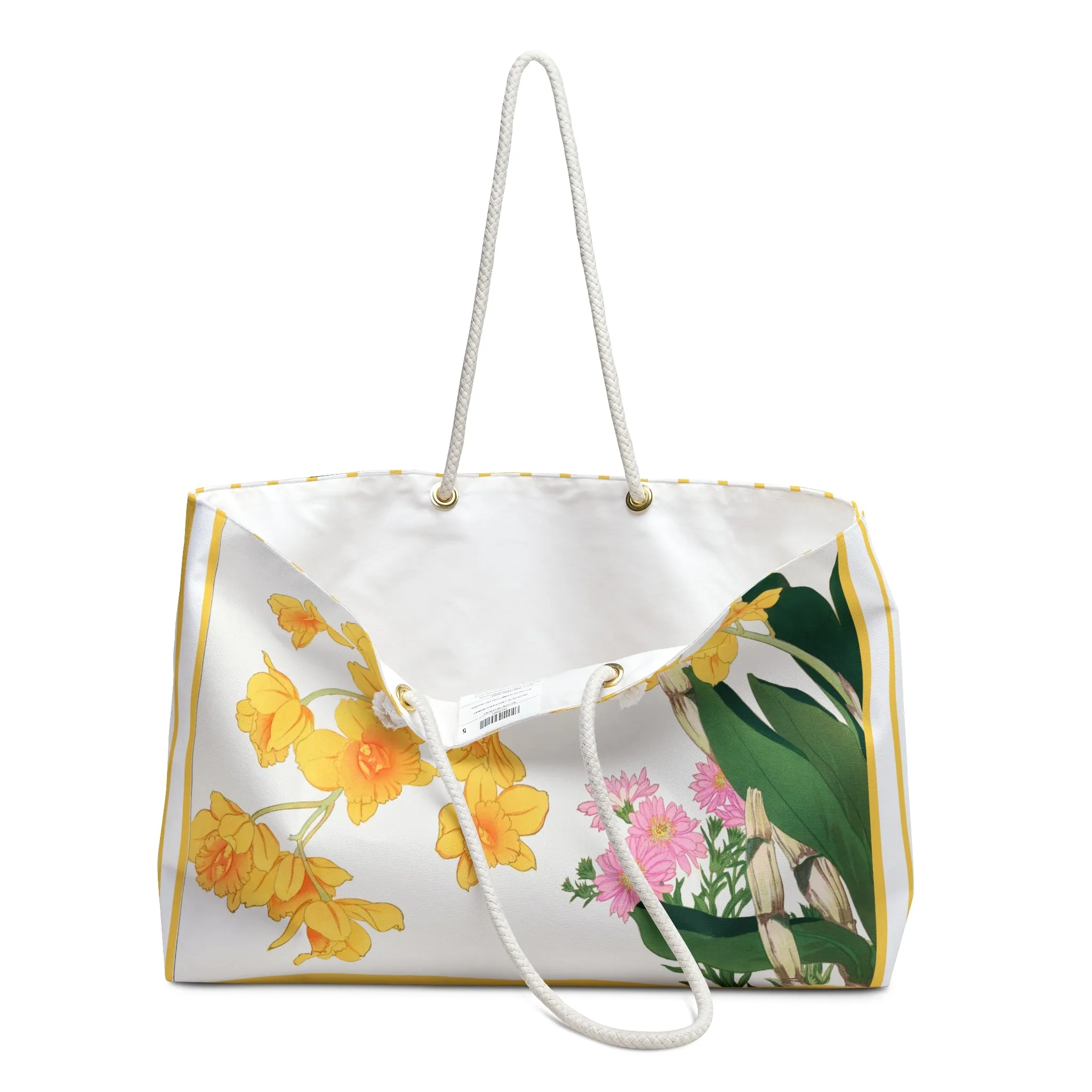 Golden Bow Orchid by Tanigami Kônan Weekender Bag