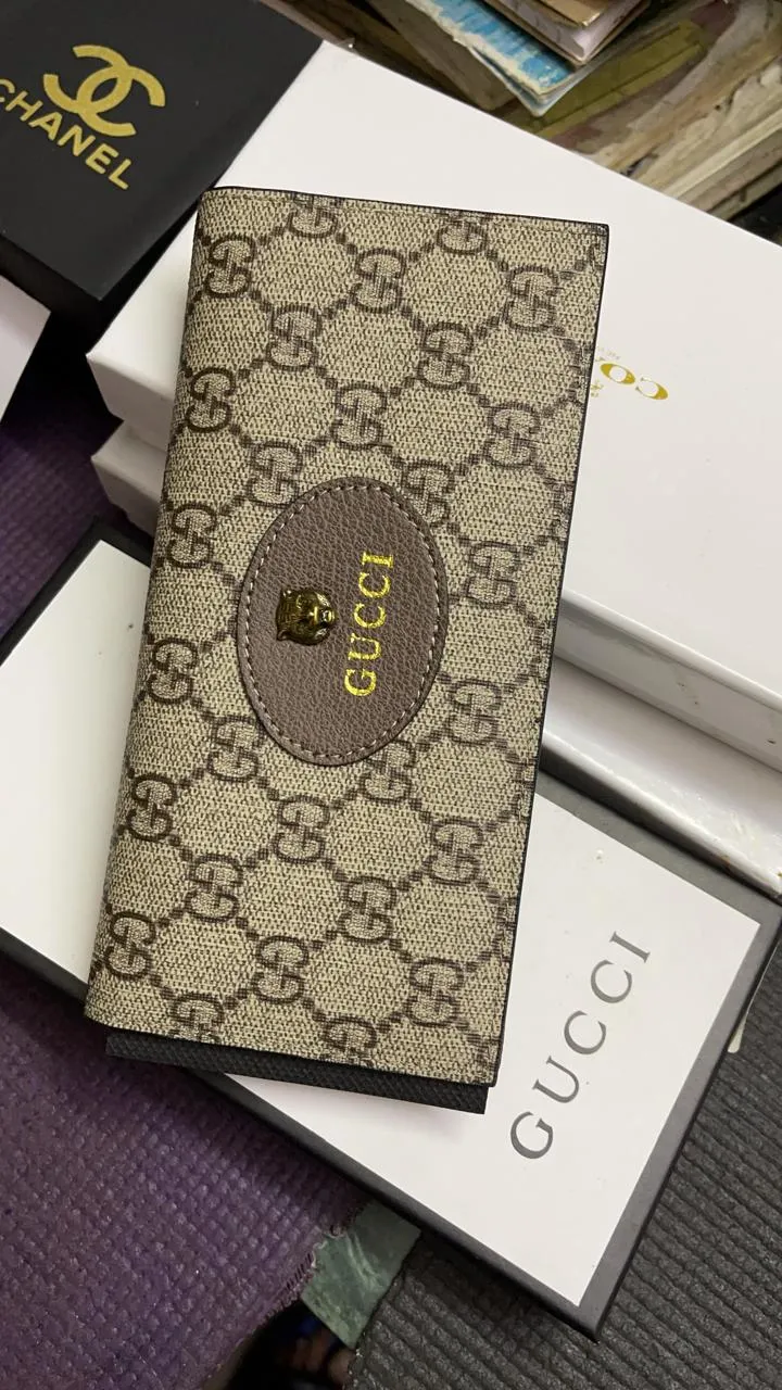 GUCCI BRANDED LONG COAT UNISEX WALLETS