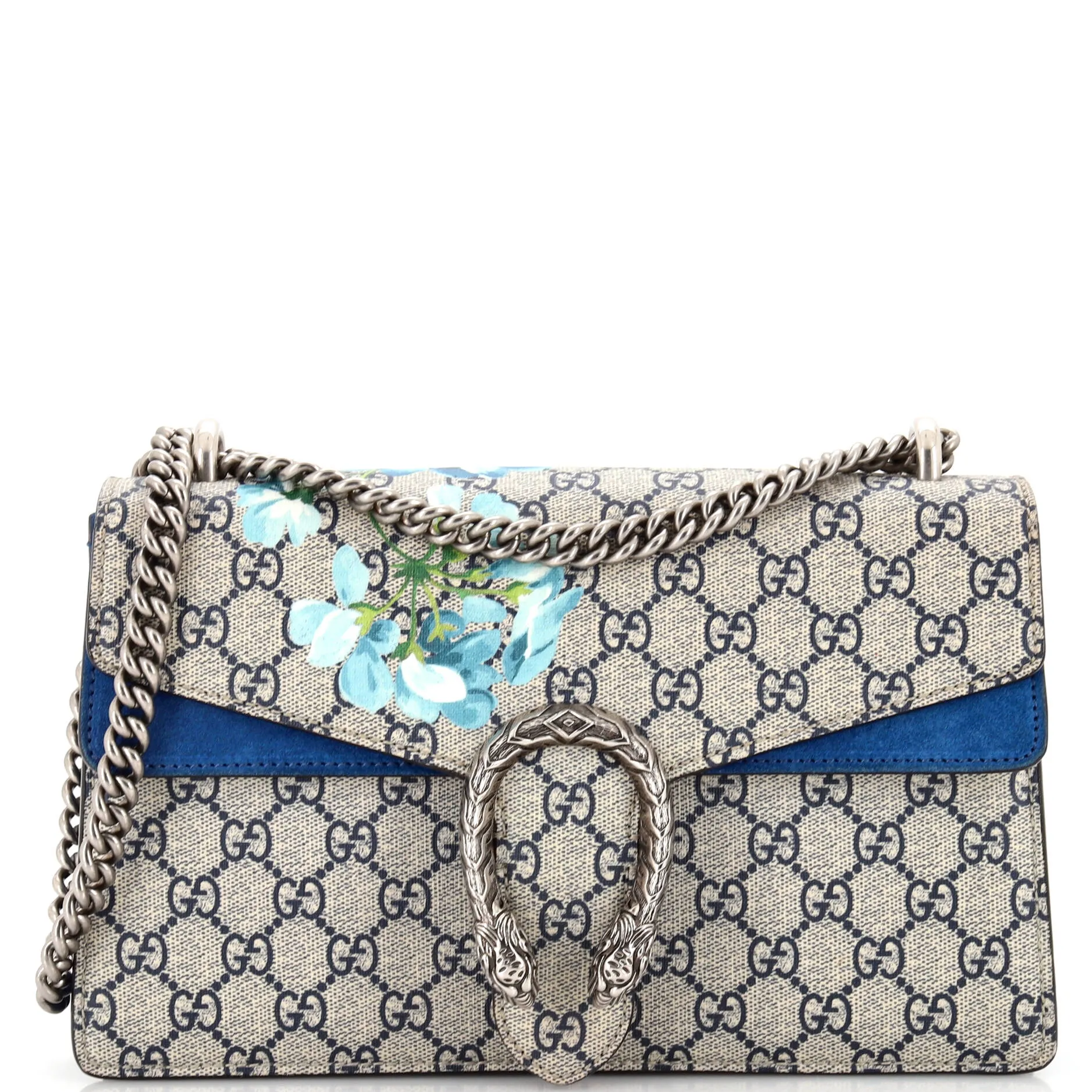 GUCCI Dionysus Bag Blooms Print GG Coated Canvas Small