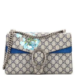 GUCCI Dionysus Bag Blooms Print GG Coated Canvas Small