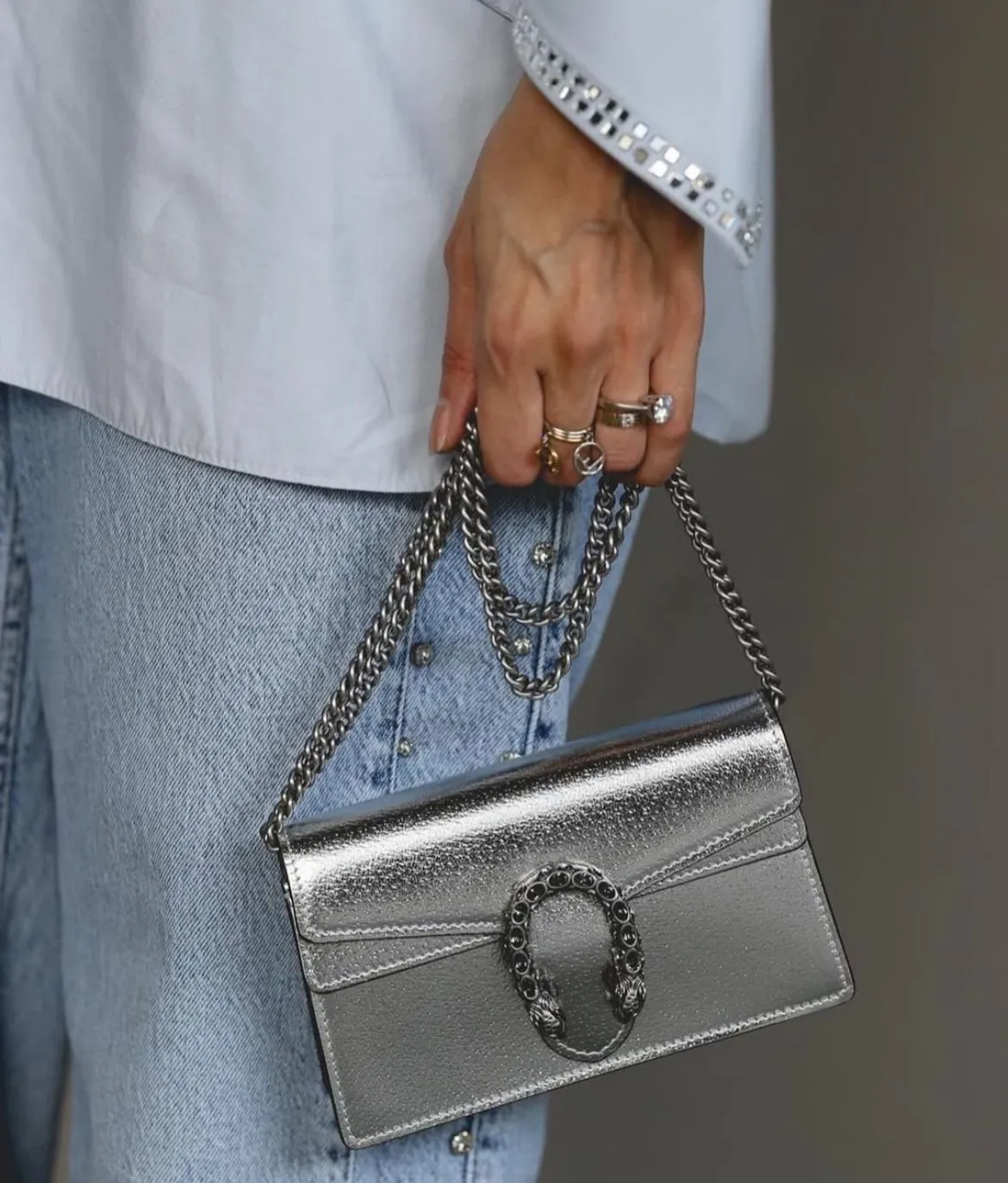 Gucci Mini Dionysus Double Box Packaging leather Bag