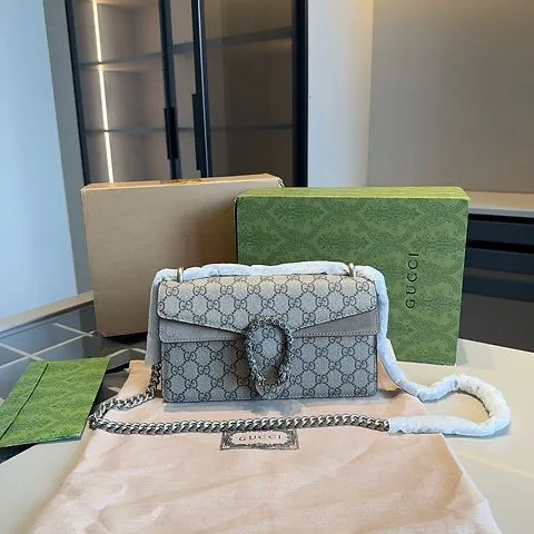 Gucci Mini Dionysus Double Box Packaging leather Bag