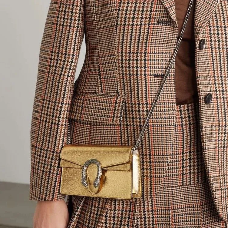 Gucci Mini Dionysus Double Box Packaging leather Bag