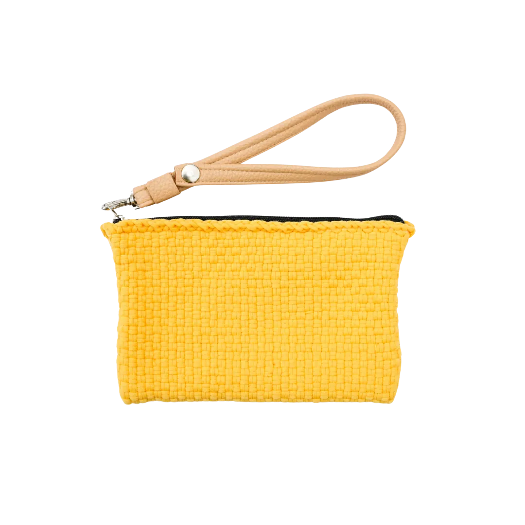 HABI Footwear and Lifestyle Handwoven Wristlet Pouch