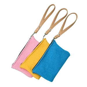 HABI Footwear and Lifestyle Handwoven Wristlet Pouch
