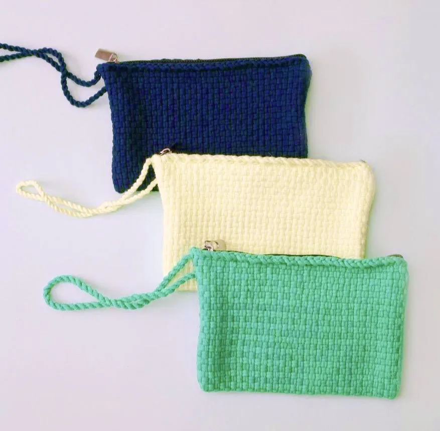 HABI Footwear and Lifestyle Handwoven Wristlet Pouch