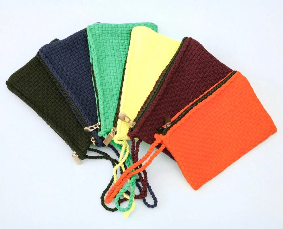 HABI Footwear and Lifestyle Handwoven Wristlet Pouch