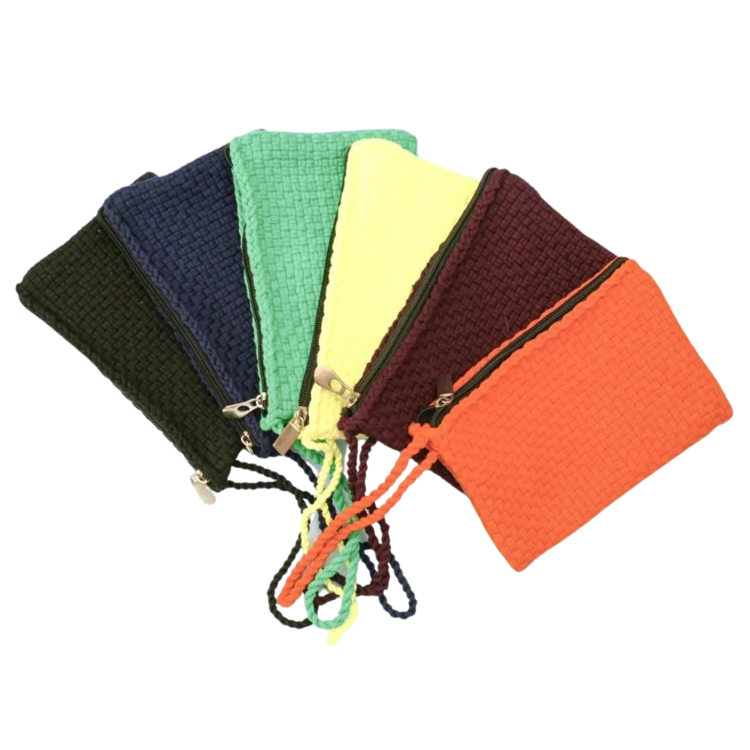 HABI Footwear and Lifestyle Handwoven Wristlet Pouch
