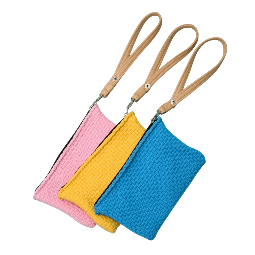 HABI Footwear and Lifestyle Handwoven Wristlet Pouch