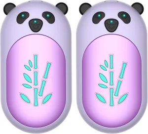 Hand Warmers Rechargeable 2 Pack, 6000mAh Electric Hand Warmer Reusable, 20Hrs Long Heating, Portable Pocket Heater Handwarmer for Women Men, Outdoor Camping, Hunting Gear