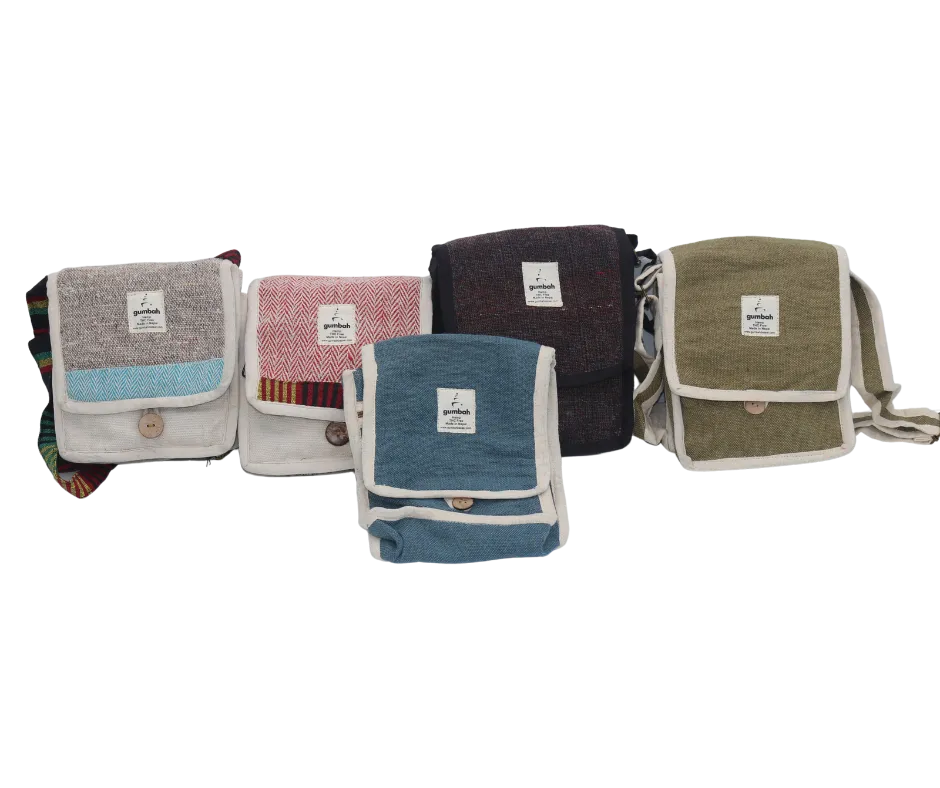 Hemp Crossbody Handbag Medium