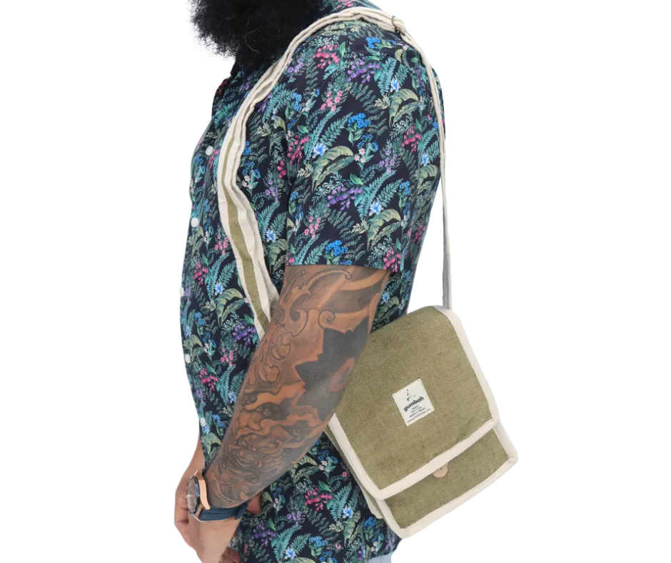 Hemp Crossbody Handbag Medium
