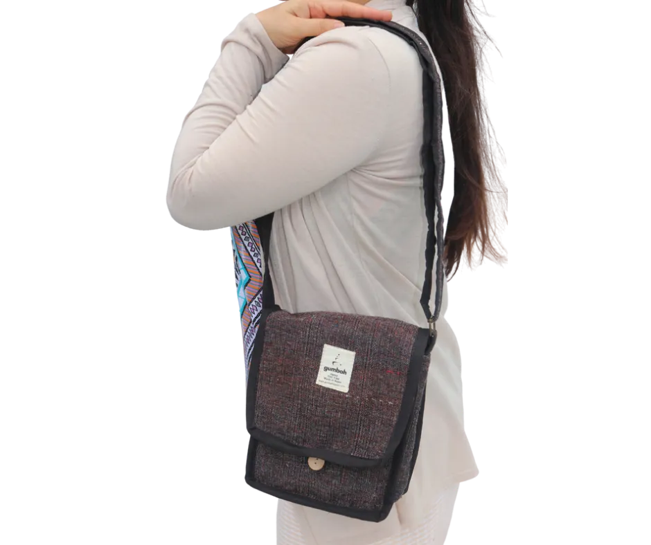 Hemp Crossbody Handbag Medium