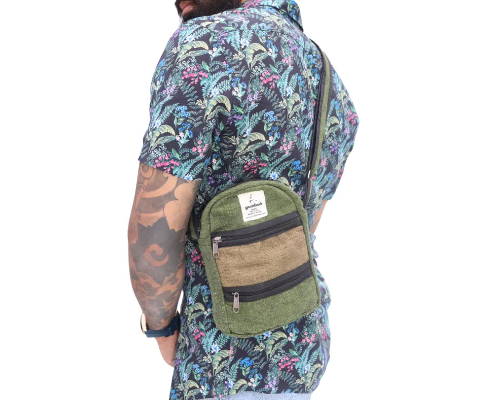 Hemp Crossbody Handbag Small