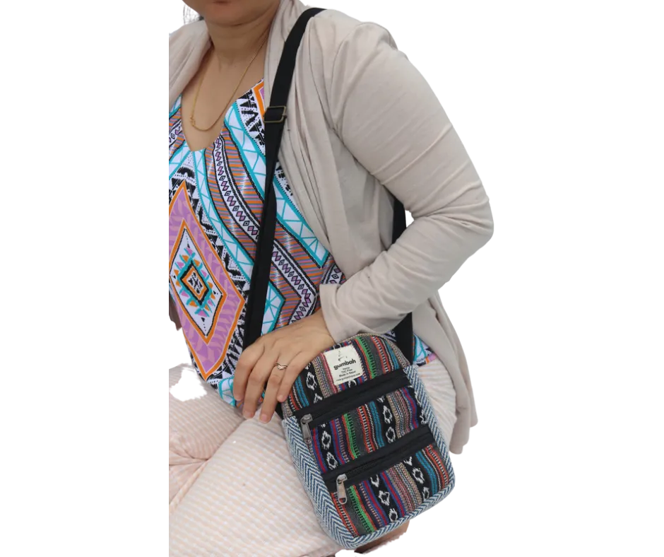 Hemp Crossbody Handbag Small