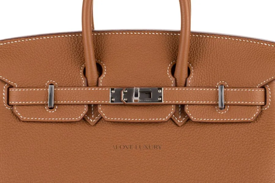 Hermès Birkin 25 Gold Togo Palladium Hardware