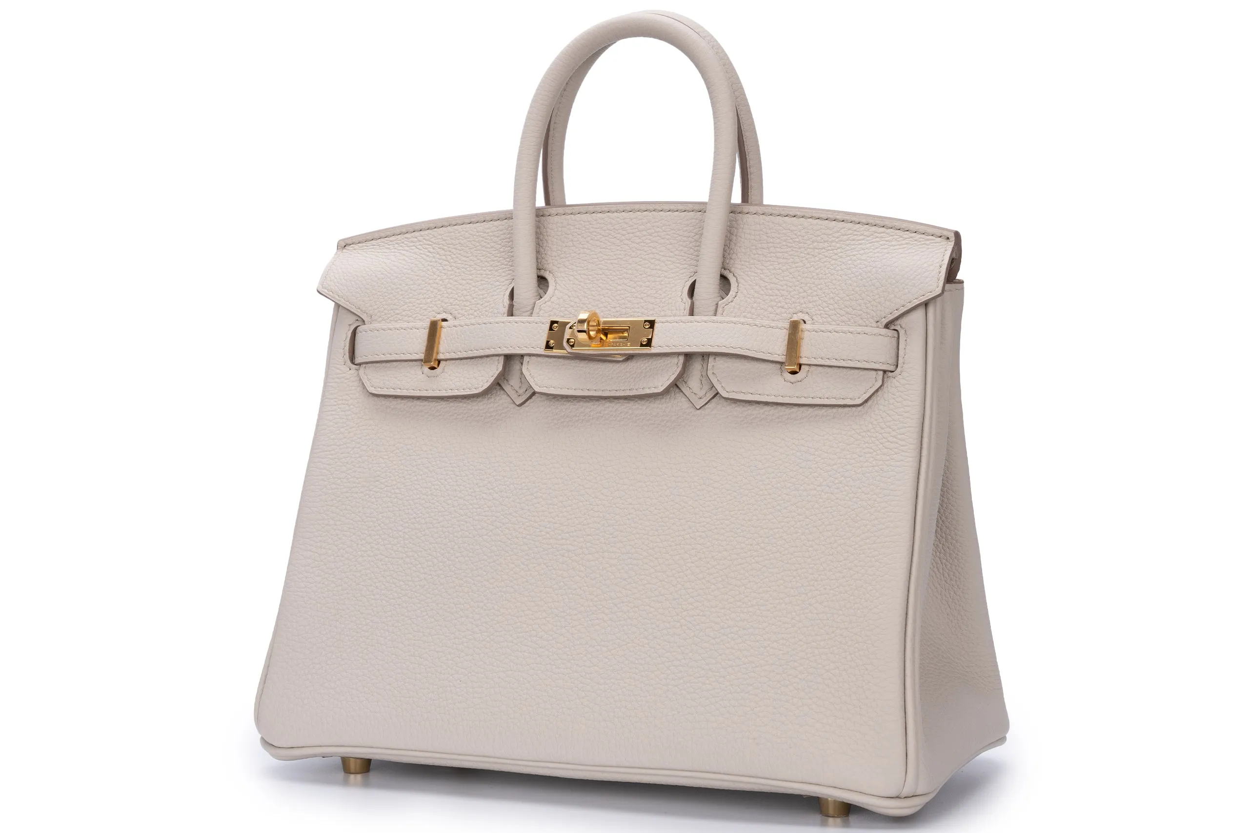 Hermès Birkin 25 Retourne Togo Beton GHW