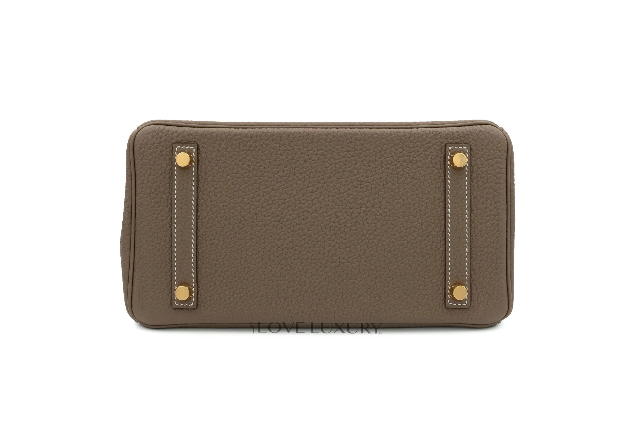 Hermès Birkin 25 Retourne Togo Etoupe GHW