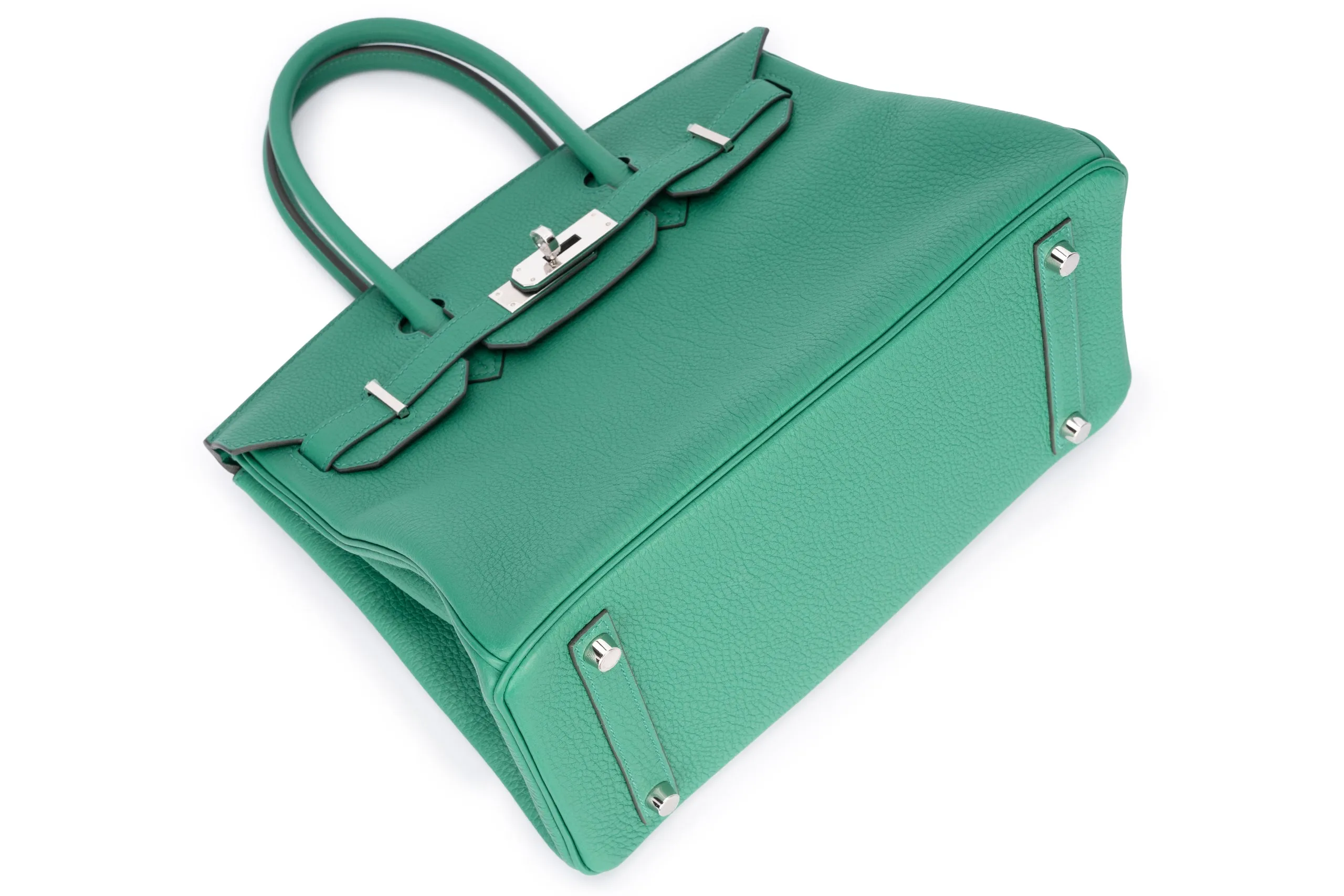Hermès Birkin 30 Retourne Togo Vert Vertigo PHW