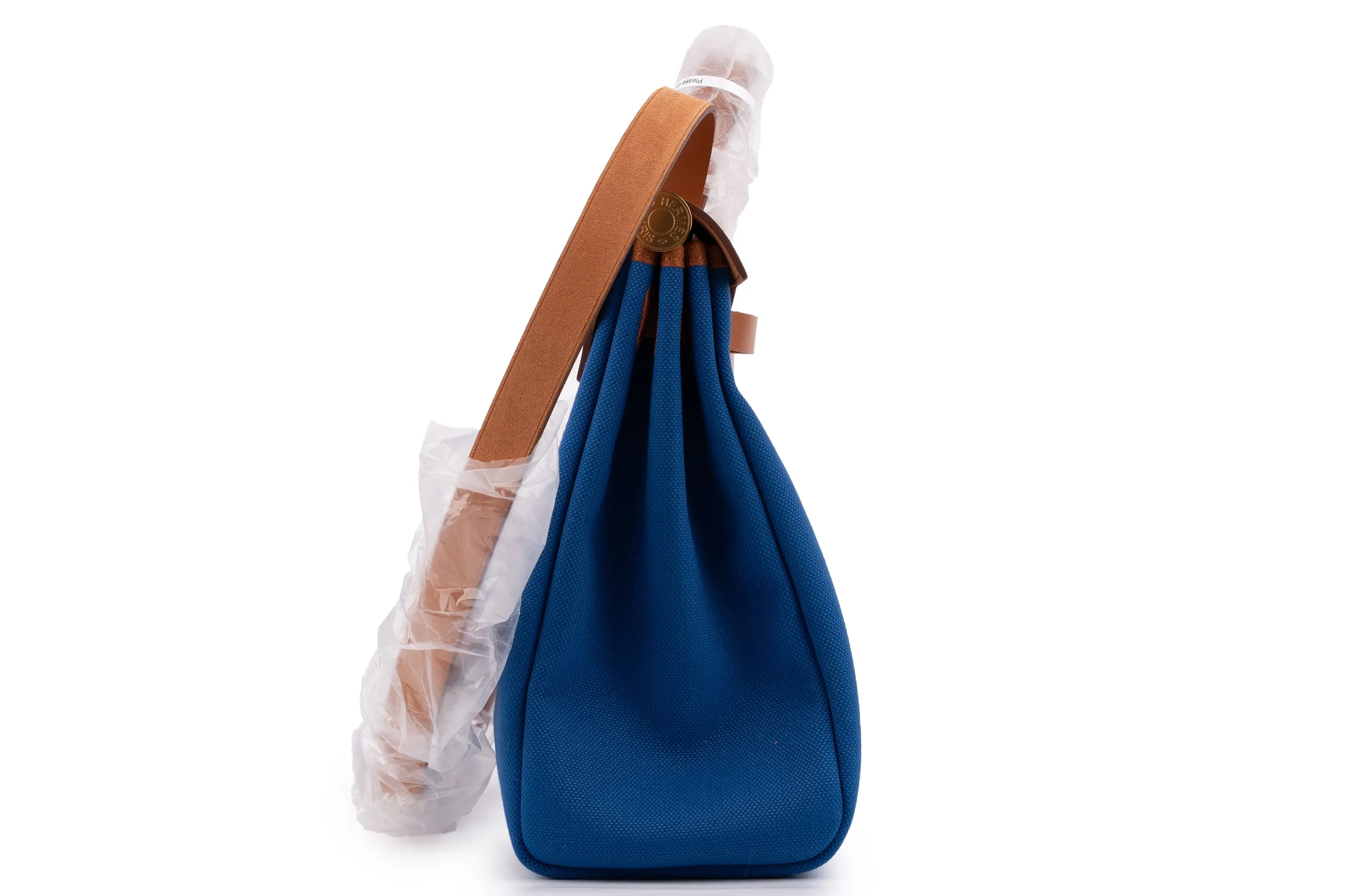 Hermès Herbag Zip 31			Bleu France	GHW