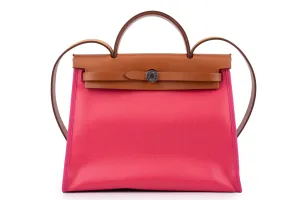 Hermès Herbag Zip 31			Rose Shocking	PHW