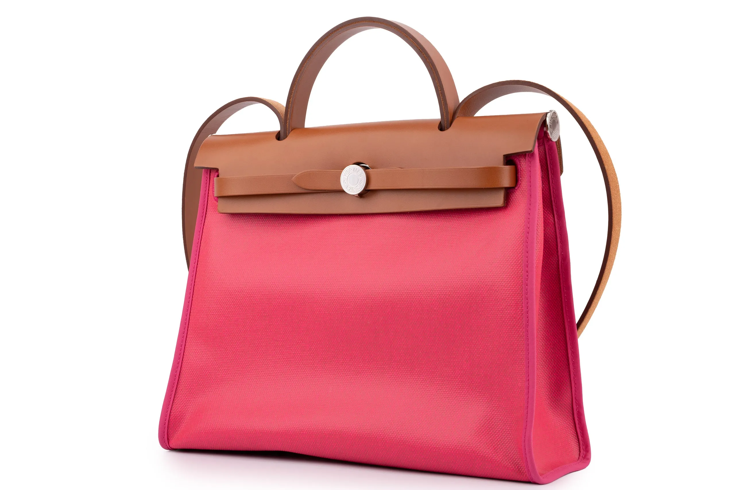 Hermès Herbag Zip 31			Rose Shocking	PHW