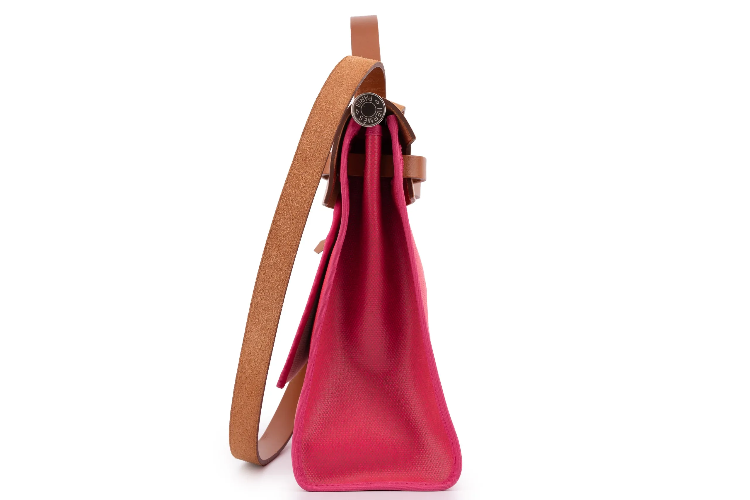Hermès Herbag Zip 31			Rose Shocking	PHW