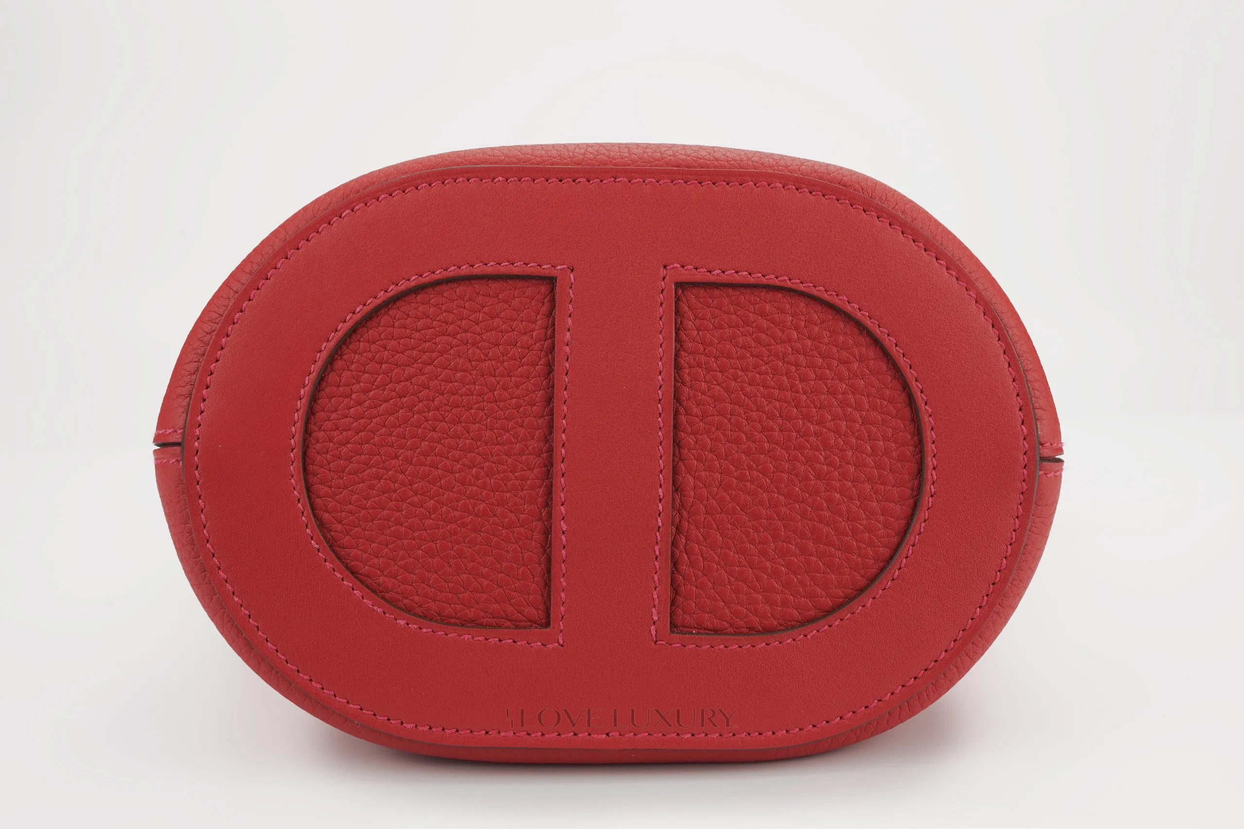 Hermès In The Loop 18 Clemence/Swift Vermillion GHW