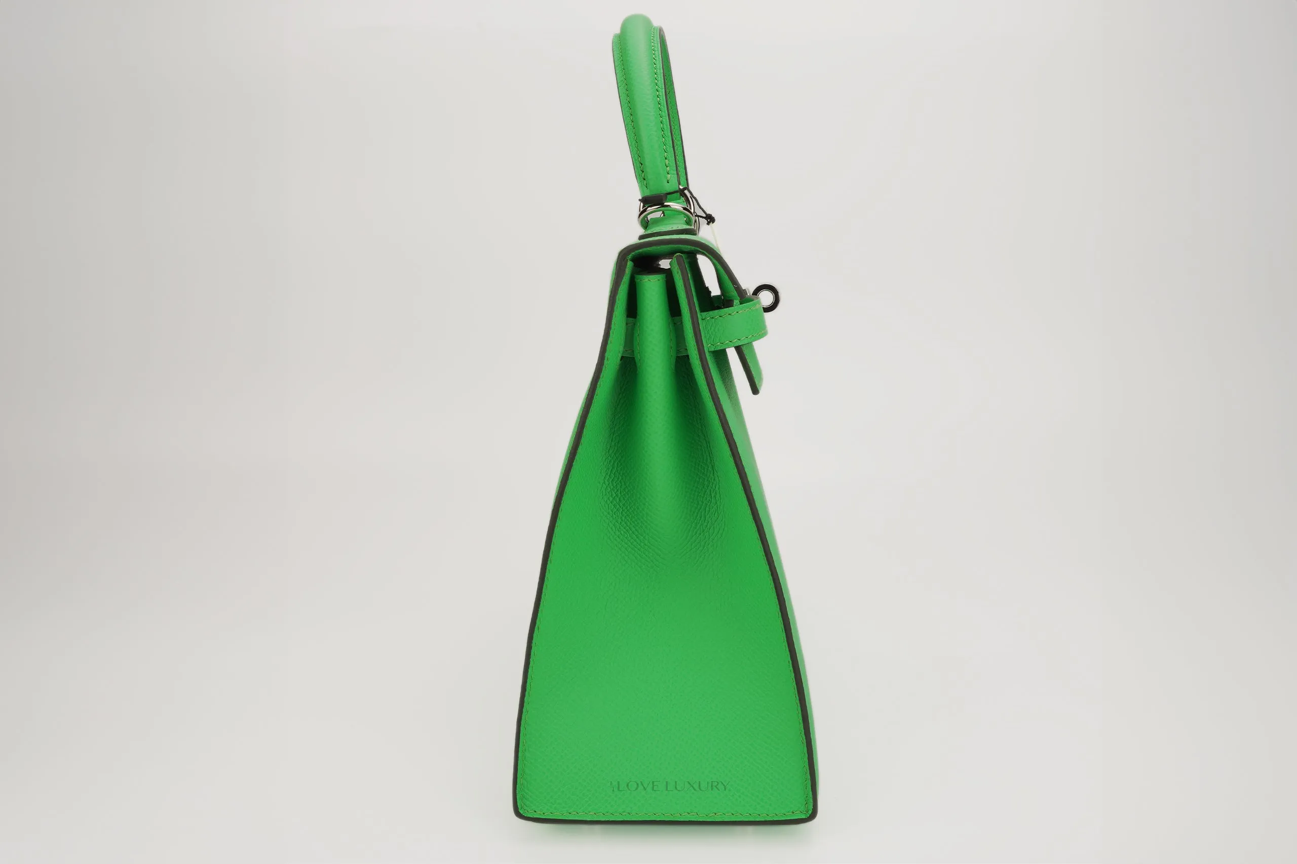 Hermès Kelly 25 Sellier Epsom Vert Comics PHW