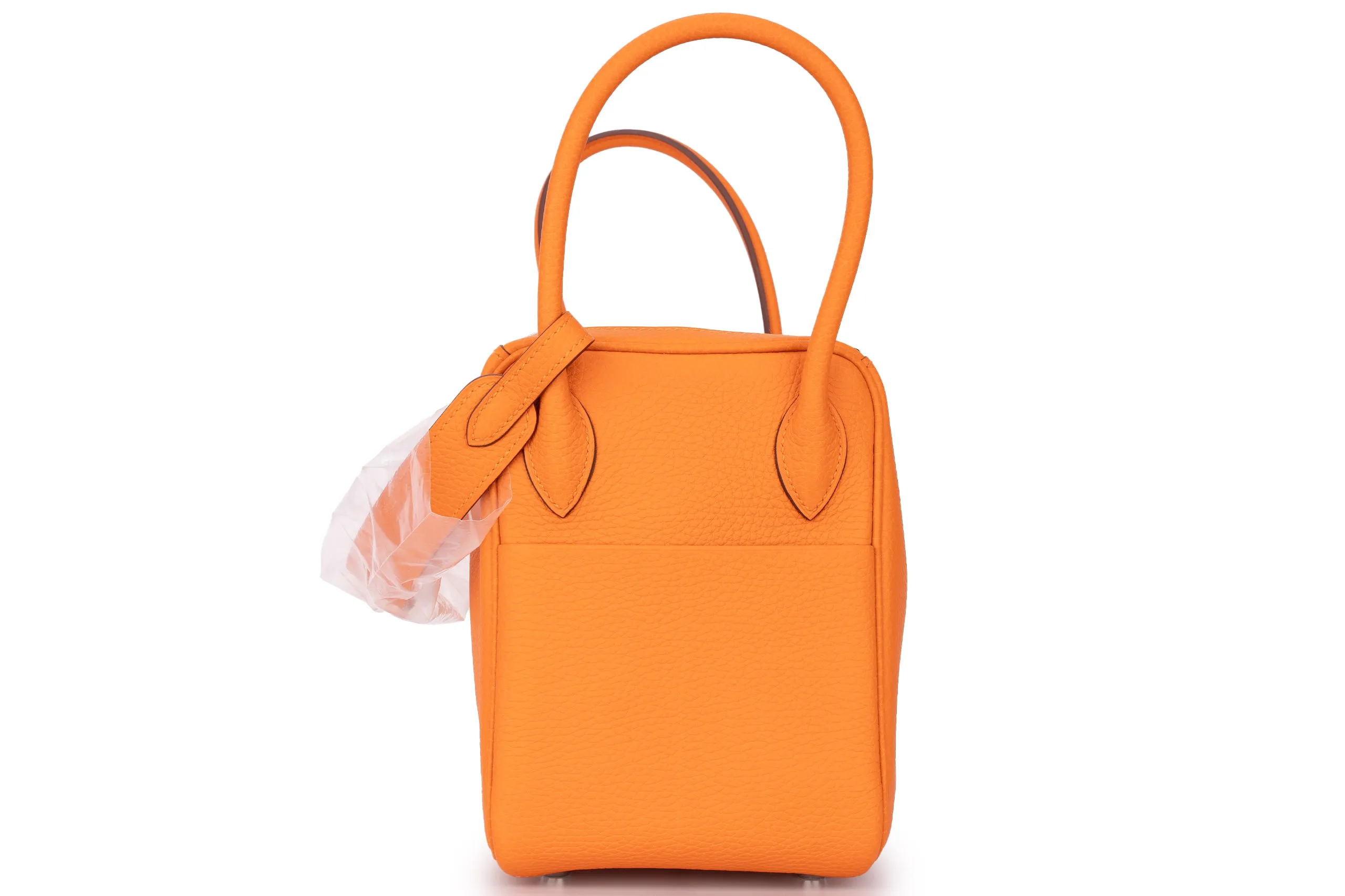 Hermès Lindy 26 Clemence Leather Orange PHW