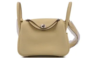 Hermès Mini Lindy		Clemence	Jaune Milton	PHW
