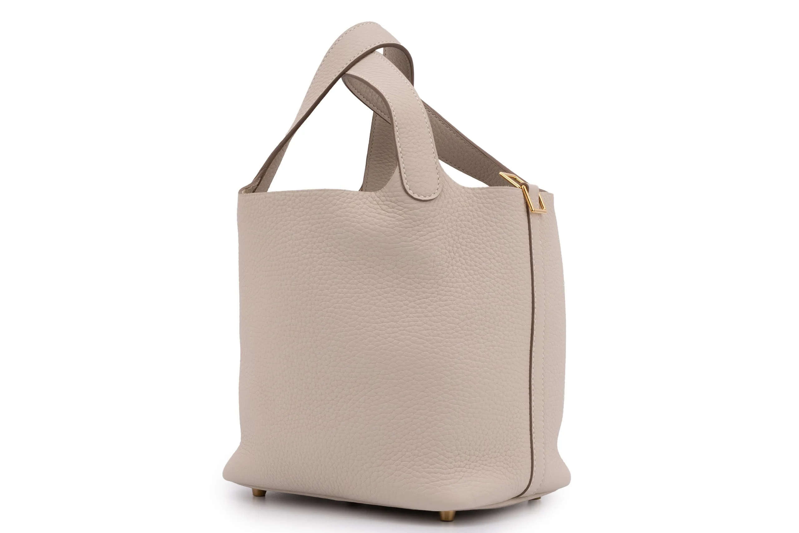 Hermès Picotin 18		Clemence	Craie	GHW
