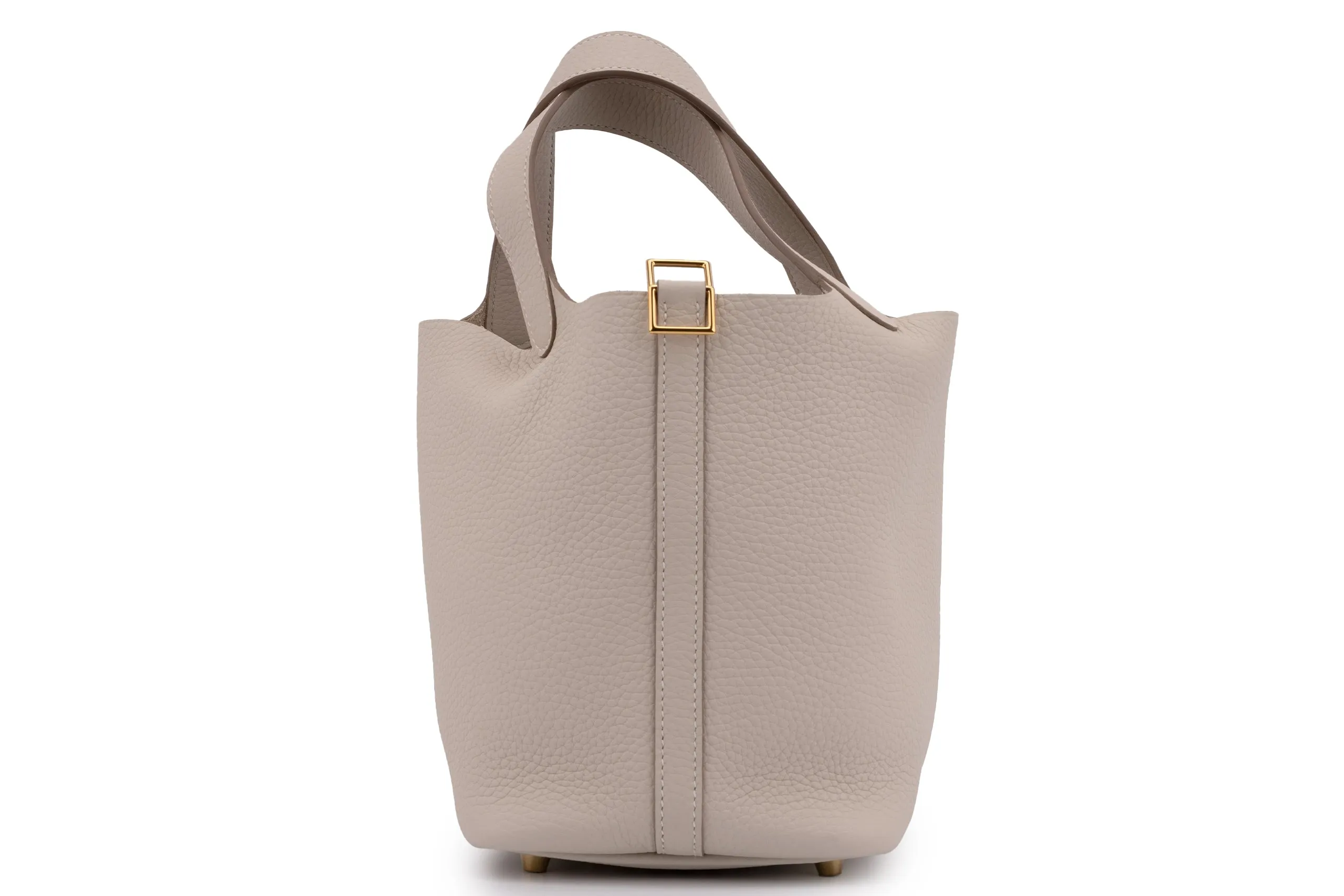 Hermès Picotin 18		Clemence	Craie	GHW