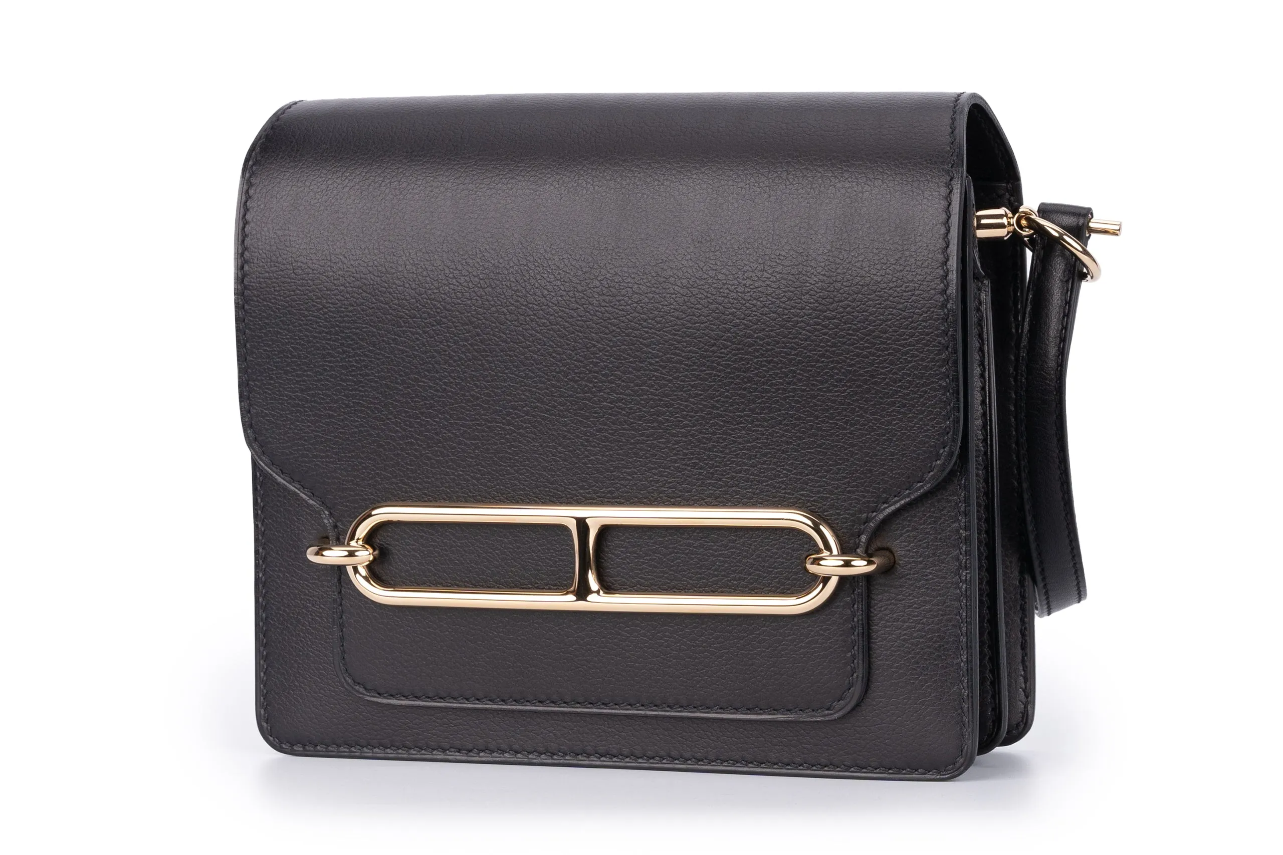 Hermès Roulis Evercolor Black GHW