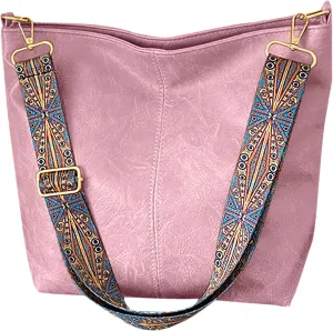 Hobo Bags for Women Crossbody Bag Guitar Strap Purse Vegan Leather Shoulder Handbags Boho Purses Tote Bucket Bag