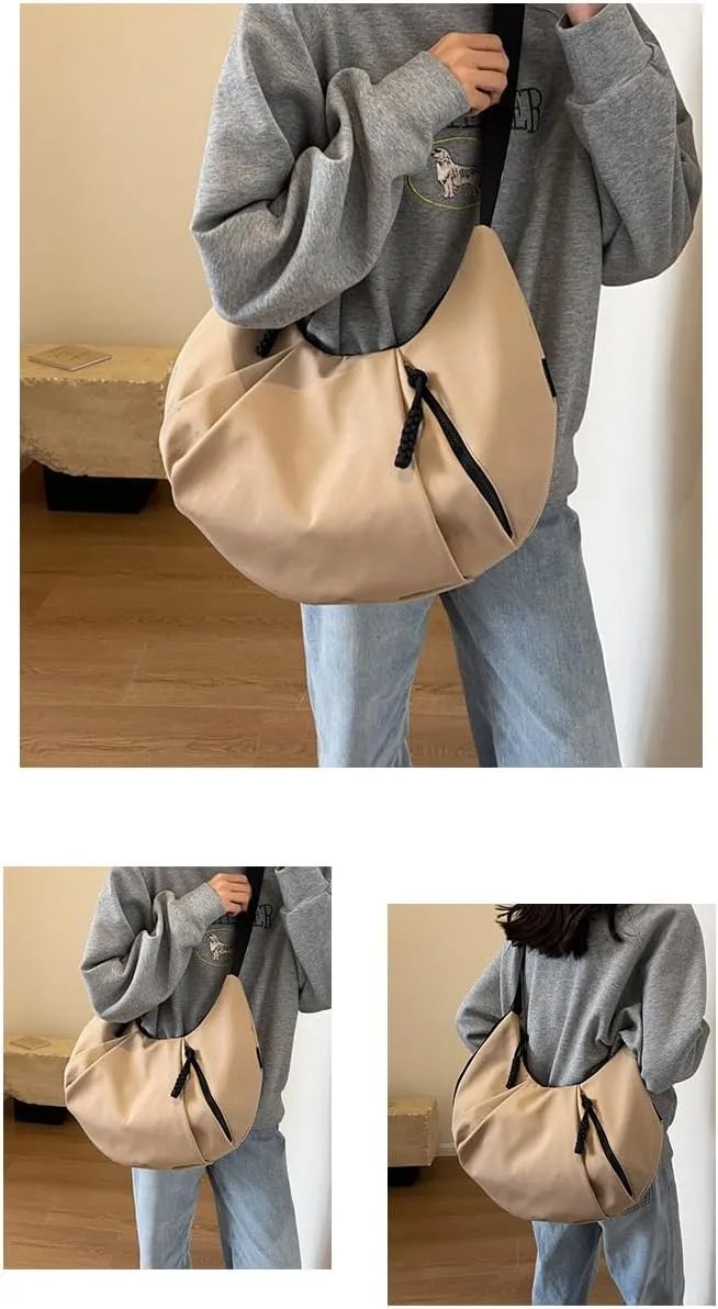 Hobo Crossbody Bag for Women, Work Tote Bags Large Capacity, Womens Shoulder Handbags, Small Gym Bags