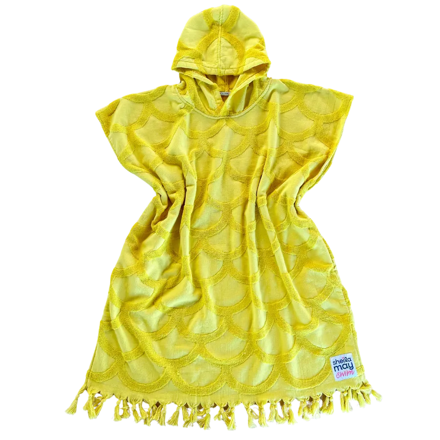 Hooded Towel Sunny Scales