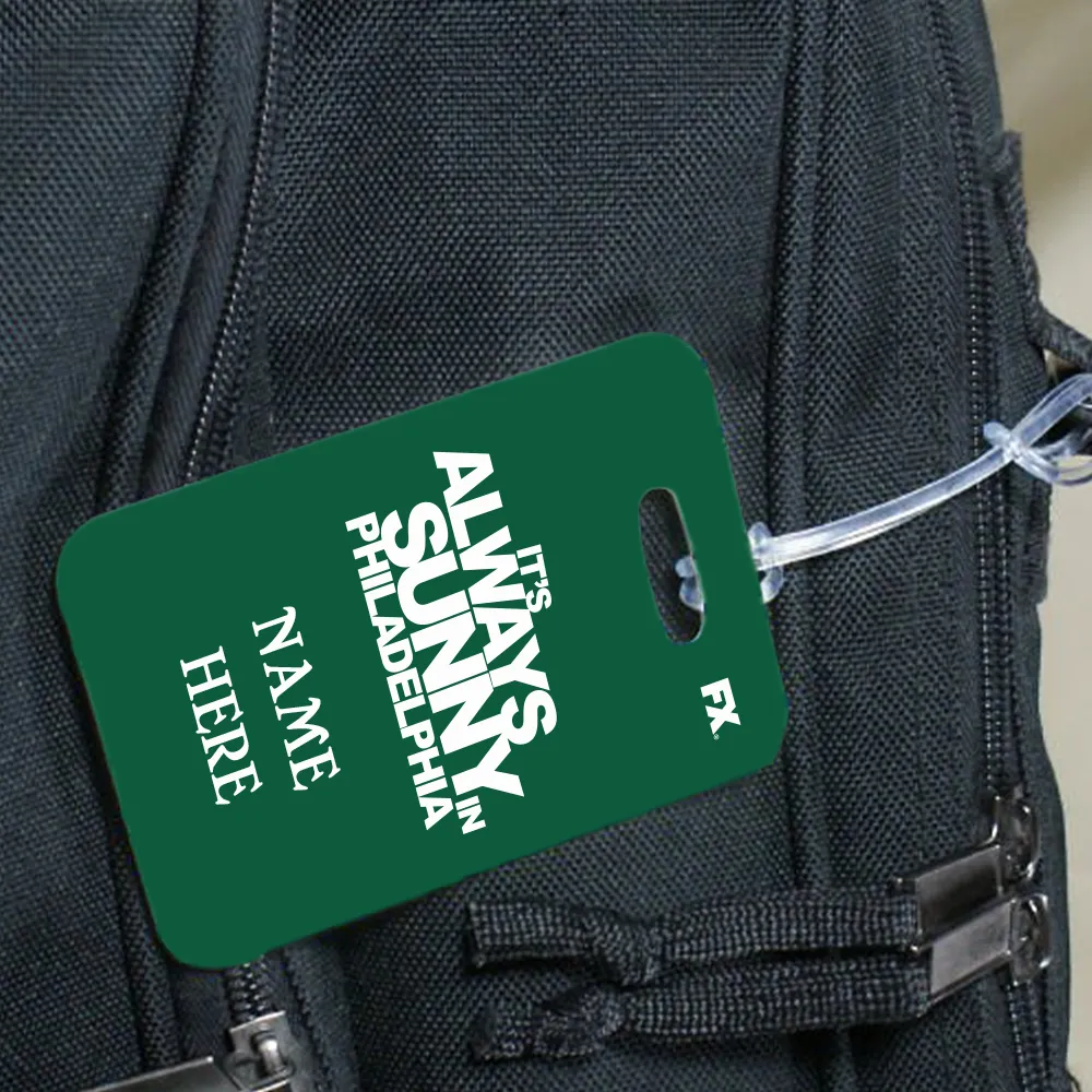It's Always Sunny in Philadelphia Paddy's Pub Personalized Double-Sided Luggage Tag